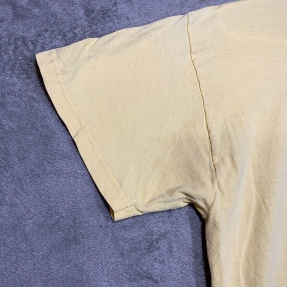 Vintage Gus Macker Shirt Mens Large Gusbuster Basketball Retro Yellow Faded 90s - Picture 8 of 12
